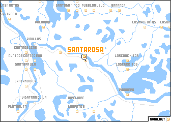 map of Santa Rosa