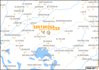 map of Santa Rosa