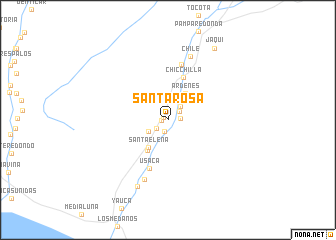 map of Santa Rosa