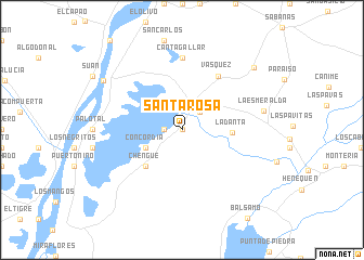 map of Santa Rosa