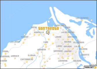 map of Santa Rosa