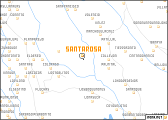 map of Santa Rosa