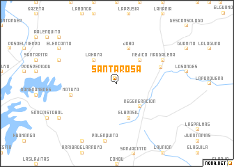 map of Santa Rosa