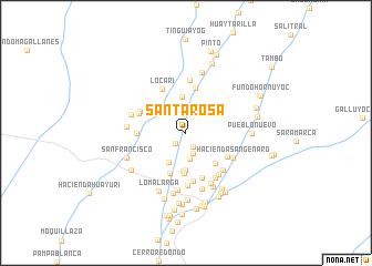 map of Santa Rosa