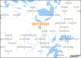 map of Santa Rosa