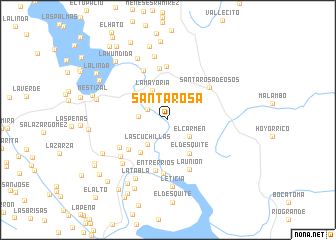 map of Santa Rosa