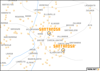 map of Santa Rosa