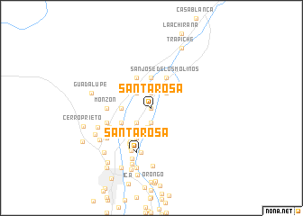 map of Santa Rosa