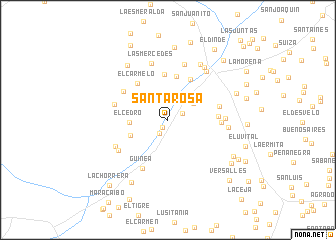 map of Santa Rosa