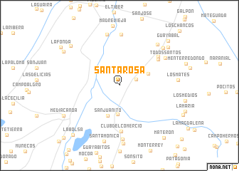 map of Santa Rosa