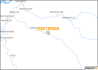 map of Santa Rosa