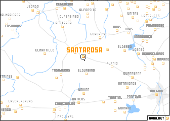 map of Santa Rosa