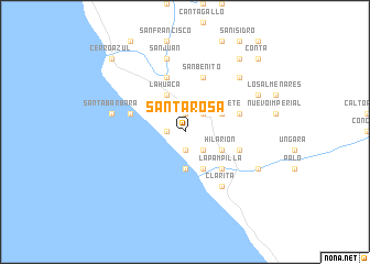 map of Santa Rosa