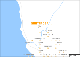 map of Santa Rosa