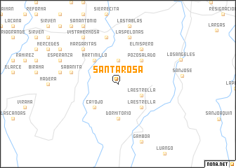 map of Santa Rosa