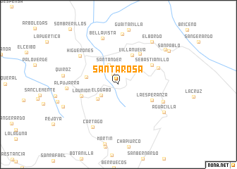 map of Santa Rosa