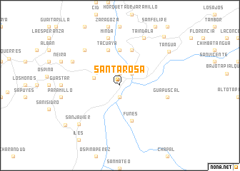 map of Santa Rosa