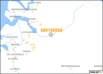 map of Santa Rosa