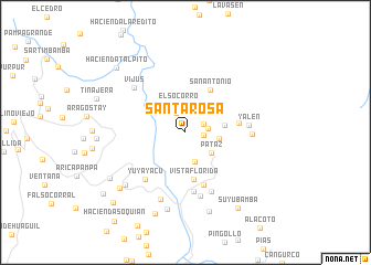 map of Santa Rosa