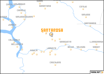 map of Santa Rosa