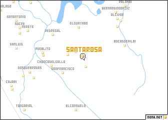 map of Santa Rosa