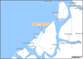 map of Santa Rosa