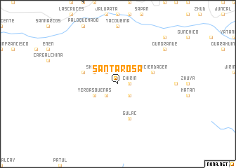 map of Santa Rosa