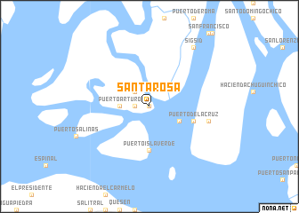 map of Santa Rosa