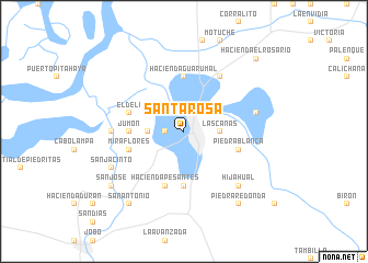 map of Santa Rosa