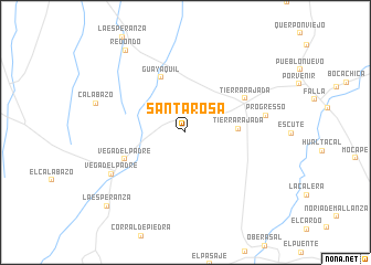 map of Santa Rosa