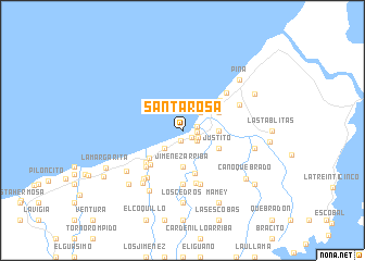 map of Santa Rosa