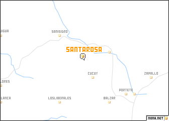 map of Santa Rosa