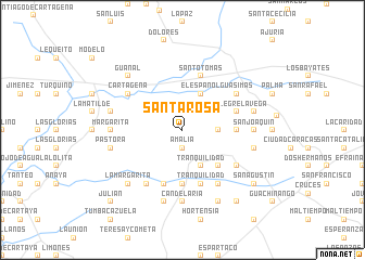 map of Santa Rosa