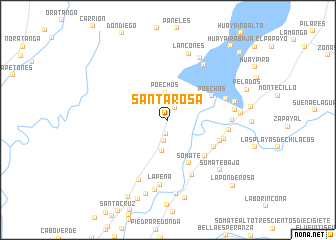 map of Santa Rosa