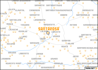 map of Santa Rosa