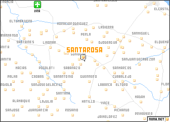 map of Santa Rosa