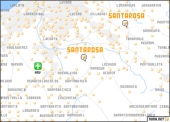 map of Santa Rosa