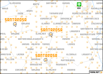 map of Santa Rosa