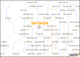 map of Santa Rosa