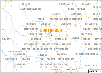 map of Santa Rosa