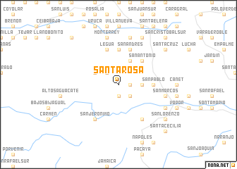 map of Santa Rosa
