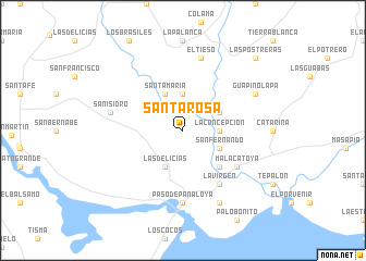 map of Santa Rosa