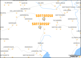 map of Santa Rosa