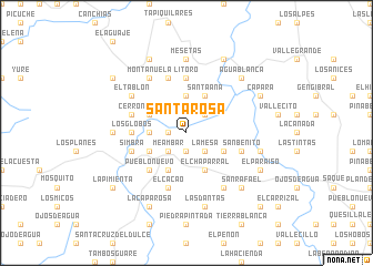 map of Santa Rosa