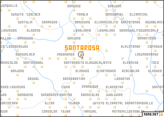 map of Santa Rosa