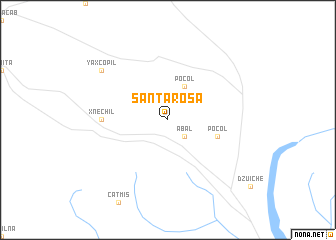 map of Santa Rosa