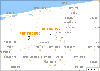 map of Santa Rosa