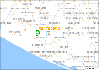 map of Santa Rosa