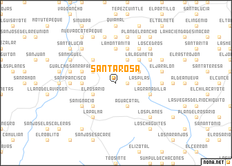 map of Santa Rosa