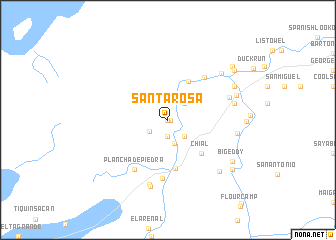 map of Santa Rosa